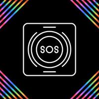 Emergency Button Vector Icon