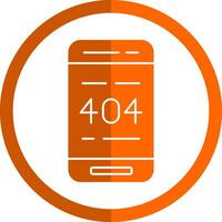 404 Error  Vector Icon Design