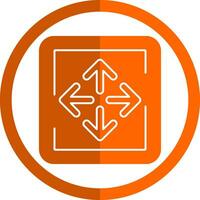 Expand Arrows Vector Icon Design