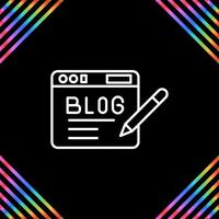 Blog Vector Icon