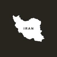 IRAN map icon vector