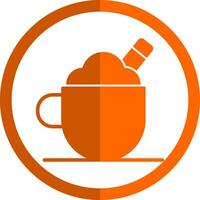 diseño de icono de vector de capuchino