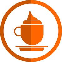 diseño de icono de vector de capuchino