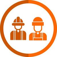 Workers  Vector Icon Design