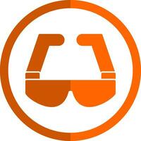 Safety Glasses  Vector Icon Design