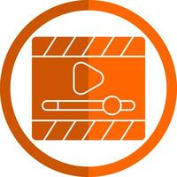 Video Player  Vector Icon Design