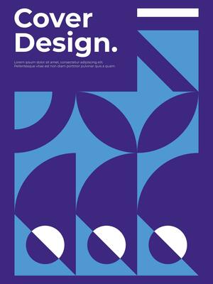 Design Cover Abstract Geometric Background