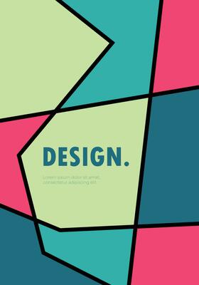 Cover Design Abstract Geometric Background