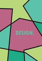 Cover Design Abstract Geometric Background vector