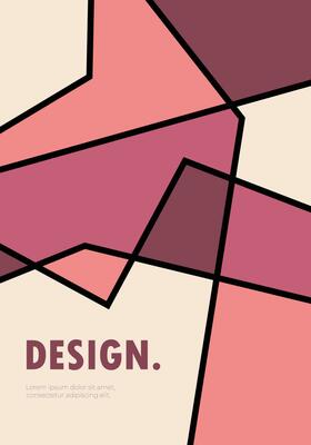 Cover Design Abstract Geometric Background