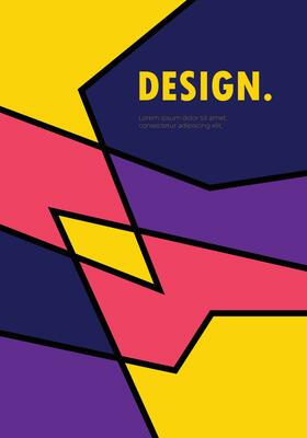 Cover Design Abstract Geometric Background