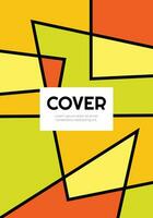 Cover Design Abstract Geometric Background vector