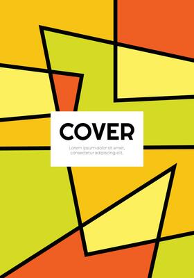 Cover Design Abstract Geometric Background