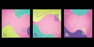 Abstract Gradient Modern Background Social Media vector