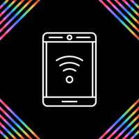 Phone With Signal Vector Icon