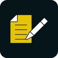 Contract Vector Icon Design