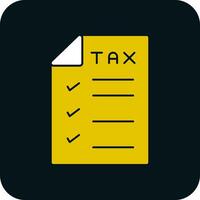 Tax Vector Icon Design