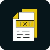 TXT vector icono diseño