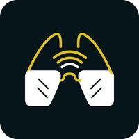 Smart Glasses  Vector Icon Design