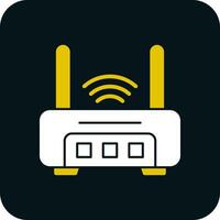 Router  Vector Icon Design