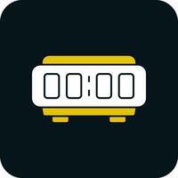 Digital Alarm Clock  Vector Icon Design