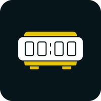 Digital Alarm Clock  Vector Icon Design