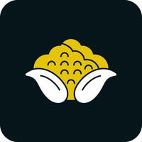 diseño de icono de vector de coliflor