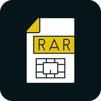 Rar  Vector Icon Design