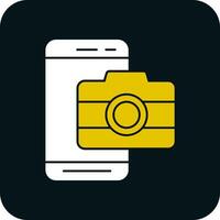 Mobile Camera  Vector Icon Design