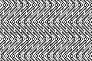 Black and white abstract patterned background. Linear striped stylized pattern, abstract ornate graphic element, for cover, cards, backgrounds, effects and other design projects. vector