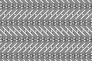 Black and white abstract patterned background. Linear striped stylized pattern, abstract ornate graphic element, for cover, cards, backgrounds, effects and other design projects. vector