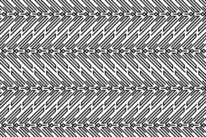 Black and white abstract patterned background. Linear striped stylized pattern, abstract ornate graphic element, for cover, cards, backgrounds, effects and other design projects. vector