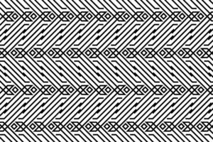 Black and white abstract patterned background. Linear striped stylized pattern, abstract ornate graphic element, for cover, cards, backgrounds, effects and other design projects. vector