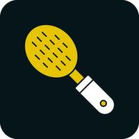 Slotted Spoon Vector Icon Design