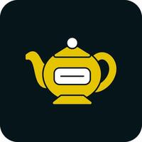 Teapot Vector Icon Design