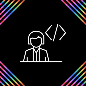 Programmer Vector Icon