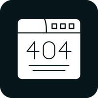 404 Error  Vector Icon Design