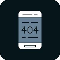 404 Error  Vector Icon Design