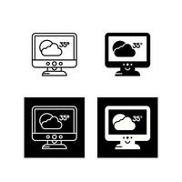 Weather Forecast Vector Icon