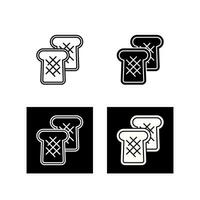 Toast Bread Vector Icon