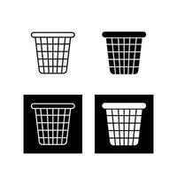 Trash Bin Vector Icon