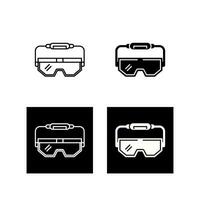 Lab Glasses Vector Icon