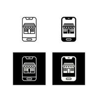 Mobile Store Vector Icon