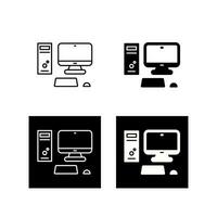 Computer Vector Icon