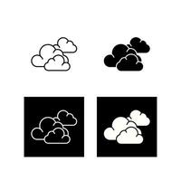 Cloudy Vector Icon