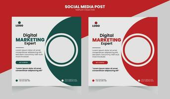 Corporate Social Media Post vector