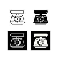 Weight Scale Vector Icon