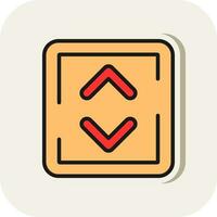 Up And Down Arrow Vector Icon Design