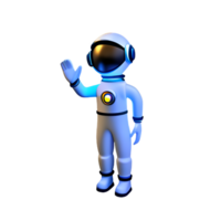 an astronaut waving with his hand up png