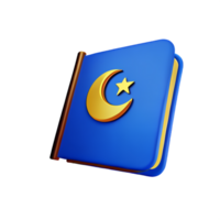 Ramadan kareem 3d Buch Symbol png